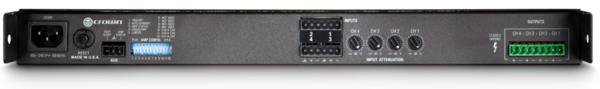 CT475 4CH POWER AMPLIFIER -4 X 75W @ 4OHM & 8OHM / XFMR 4 NEEDED FOR 70V 100V APPLICATIONS